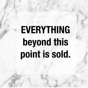 Sold beyond this point